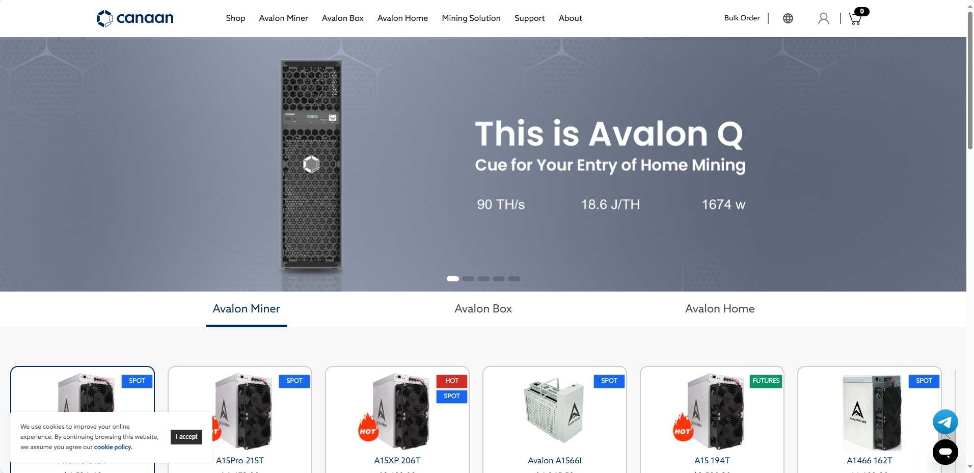 迦南科技Avalonminer