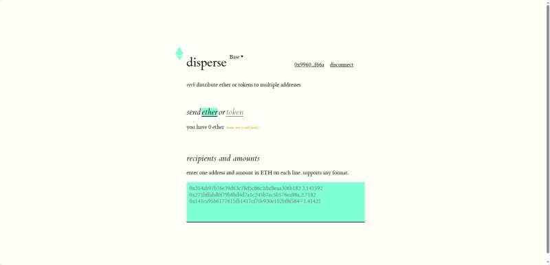 Disperse